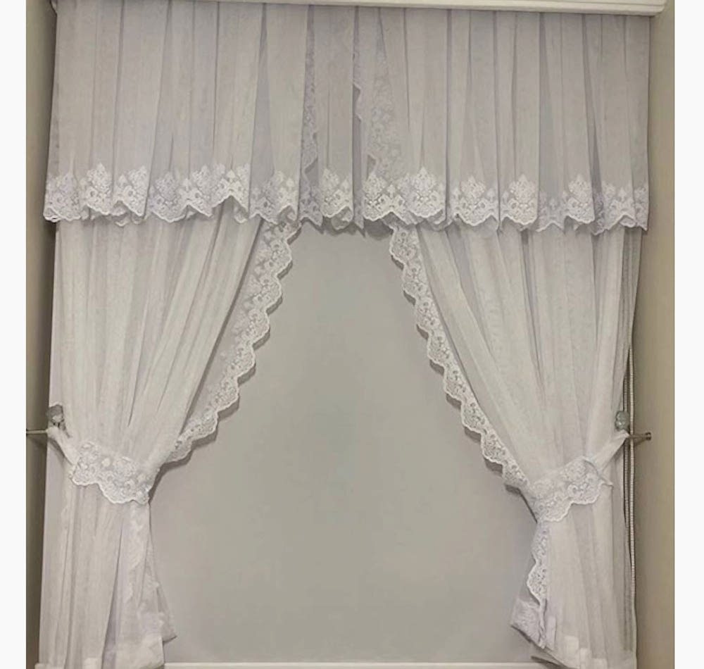 Grek Tül Perde ve Farbela