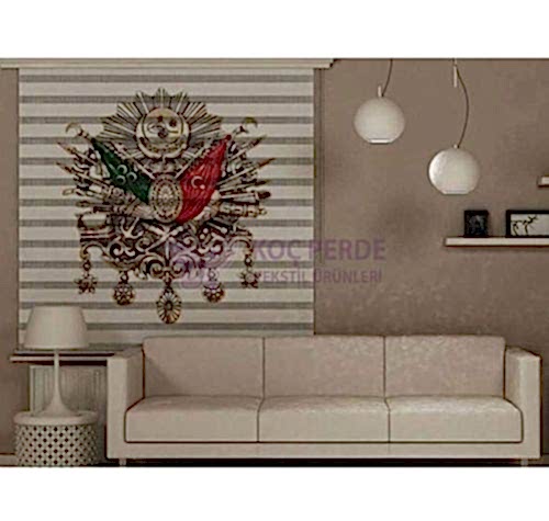 Dijital Baskı Zebra Perde 16