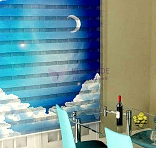 Dijital Baskı Zebra Perde 3