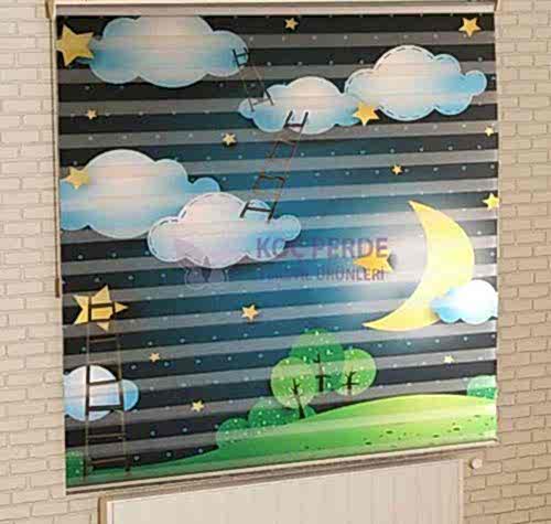 Dijital Baskı Zebra Perde 6