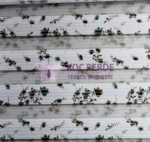 İşlemeli Zebra Store Perde