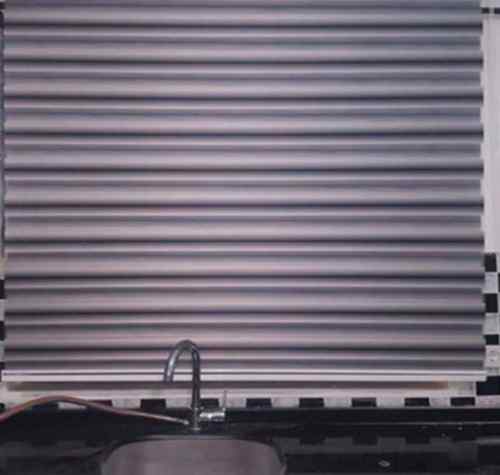 Pliseli Krem Zebra Boncuklu Perde